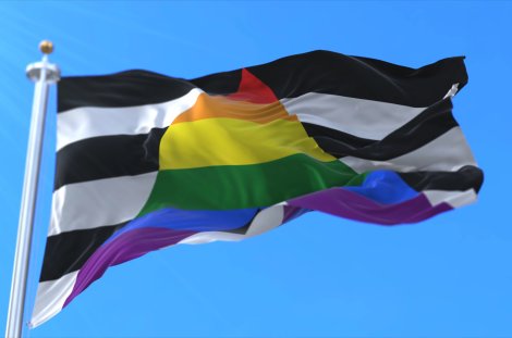 Eine eigene Fahne für Allys der LGBTIQ+-Community @ IMAGO / Depositphotos