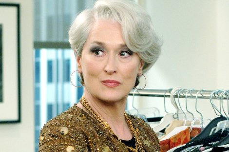 Wenn Blicke töten können: Meryl Streep als Modechefin der Zeitung Runway @ IMAGO / UPI Photo