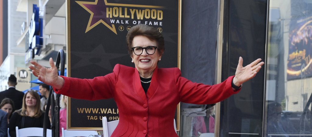 Ehrung für Billie Jean King 