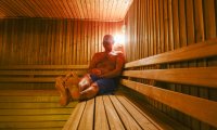 Staunen in der Sauna