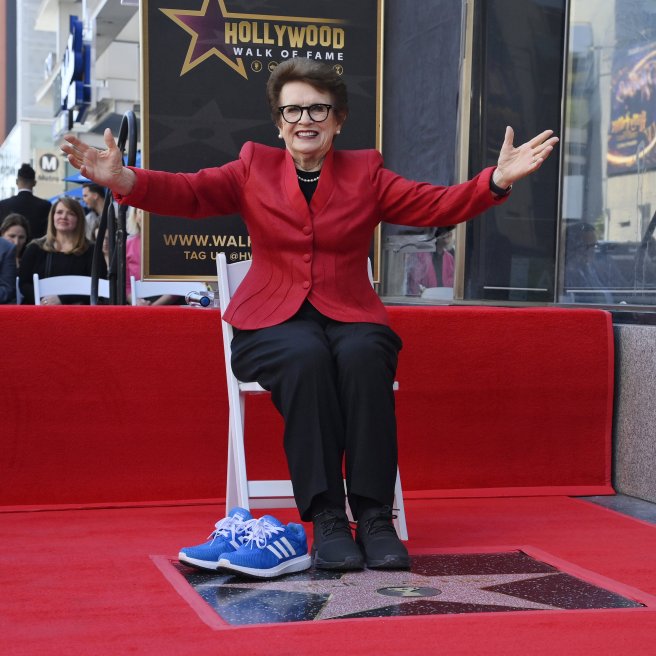 Ehrung für Billie Jean King 