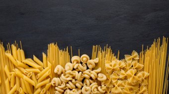 Verschiedene Pastasorten